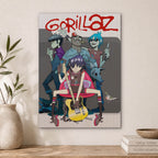 Gorillaz Wood Print by OnWood Australia
