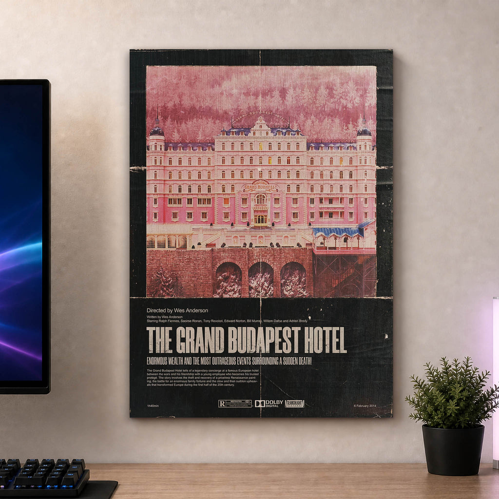 Grand Budapest Hotel Wood Print by OnWood Australia