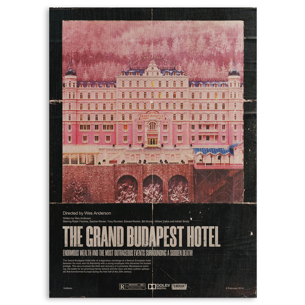 Grand Budapest Hotel Wood Print by OnWood Australia
