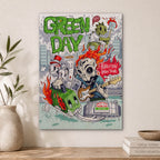 Green Day Wood Print by OnWood Australia