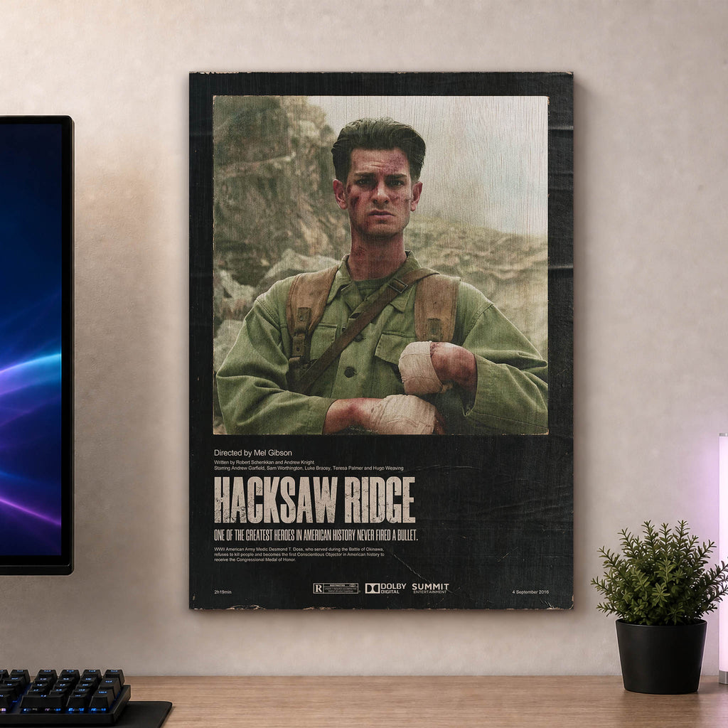 Hacksaw Ridge Wood Print by OnWood Australia