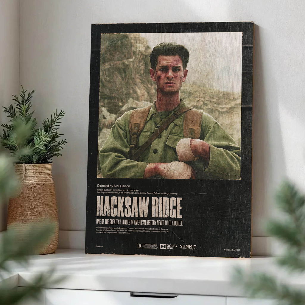 Hacksaw Ridge Wood Print by OnWood Australia