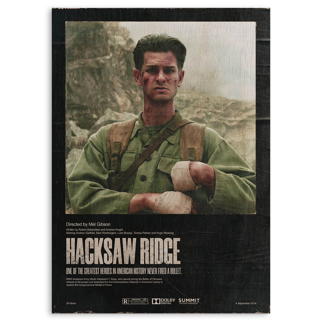 Hacksaw Ridge Wood Print by OnWood Australia
