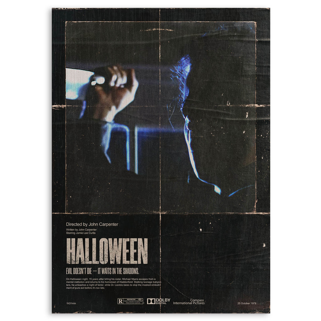Halloween Michael Myers Wood Print by OnWood Australia