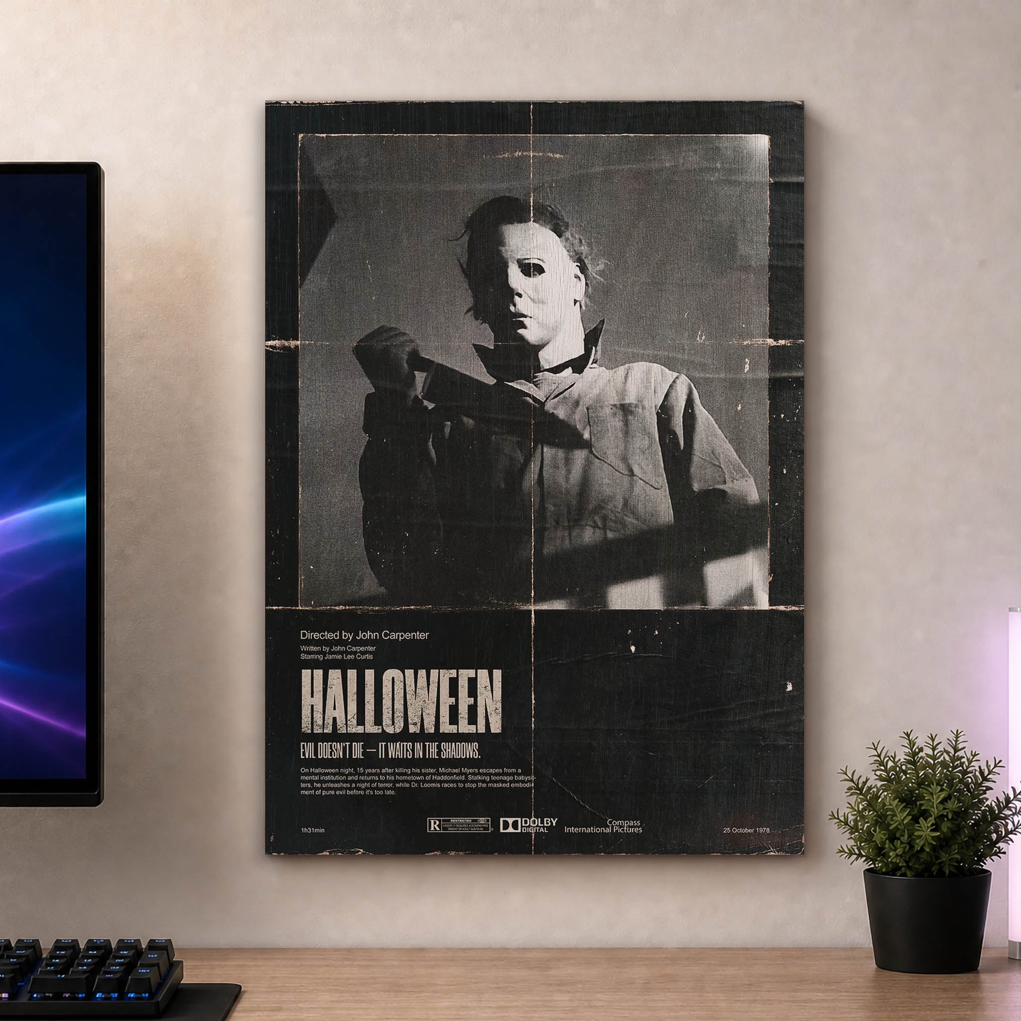 Halloween Wood Print by OnWood Australia