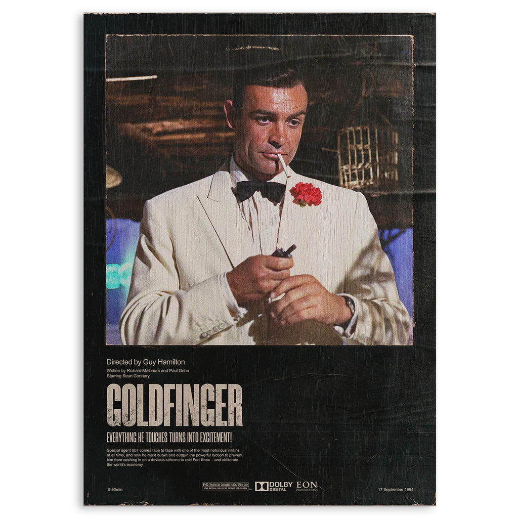 James Bond 007 Wood Print by OnWood Australia