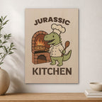 Jurassic Kitchen Wood Print by OnWood Australia