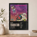 Kanye West Graduation Wood Print by OnWood Australia