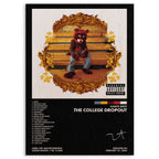 Kanye West the College Dropout Wood Print by OnWood Australia