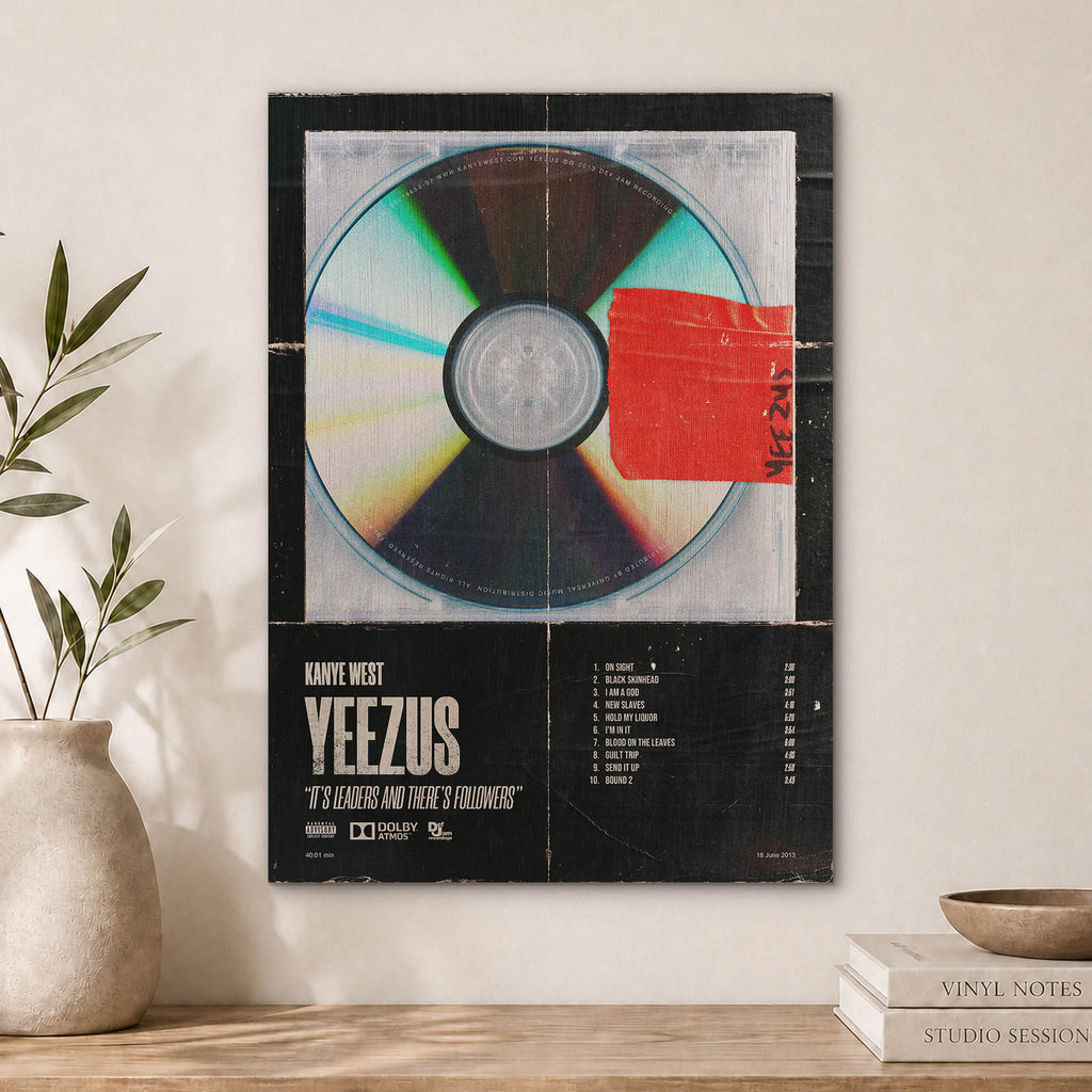 Kanye West Yeezus Wood Print by OnWood Australia