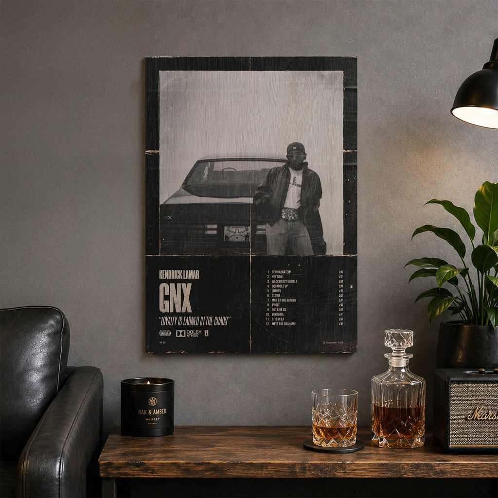 Kendrick Lamar GNX Wood Print by OnWood Australia