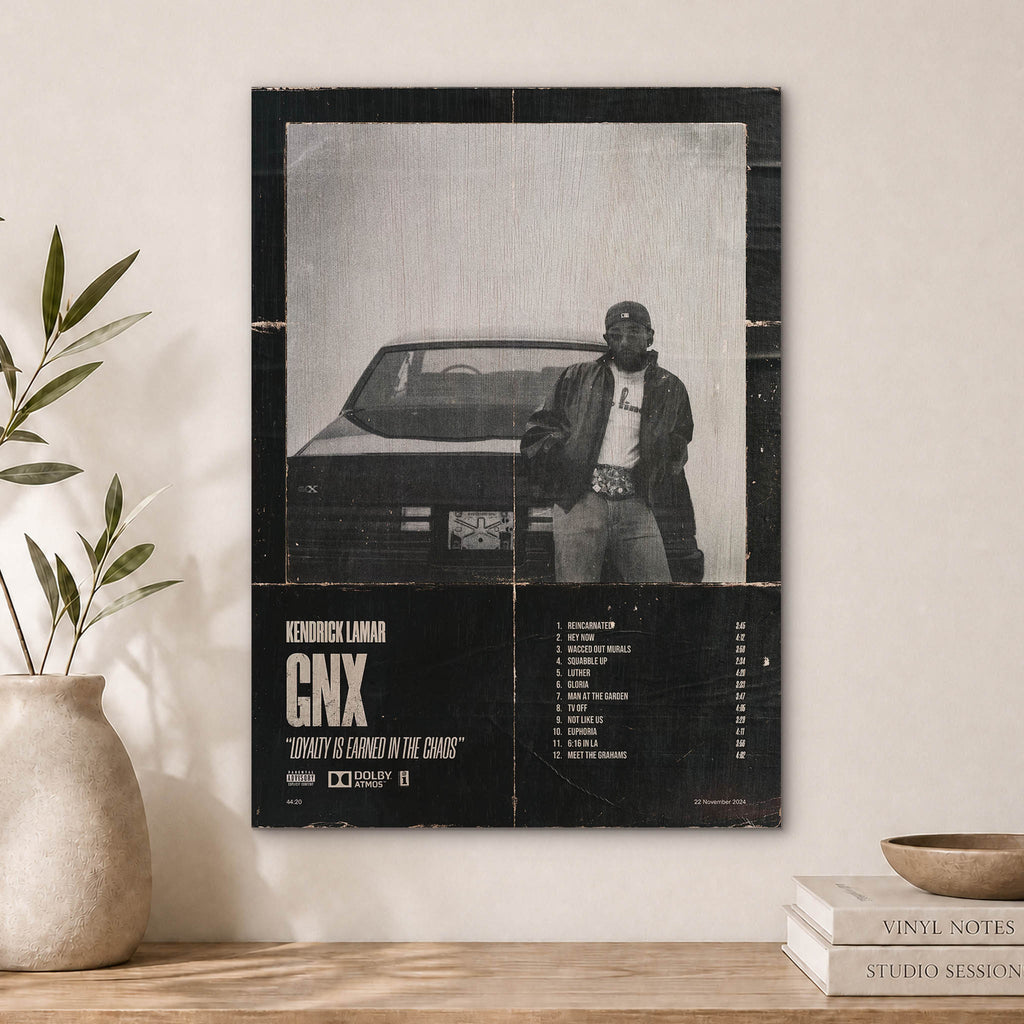 Kendrick Lamar GNX Wood Print by OnWood Australia