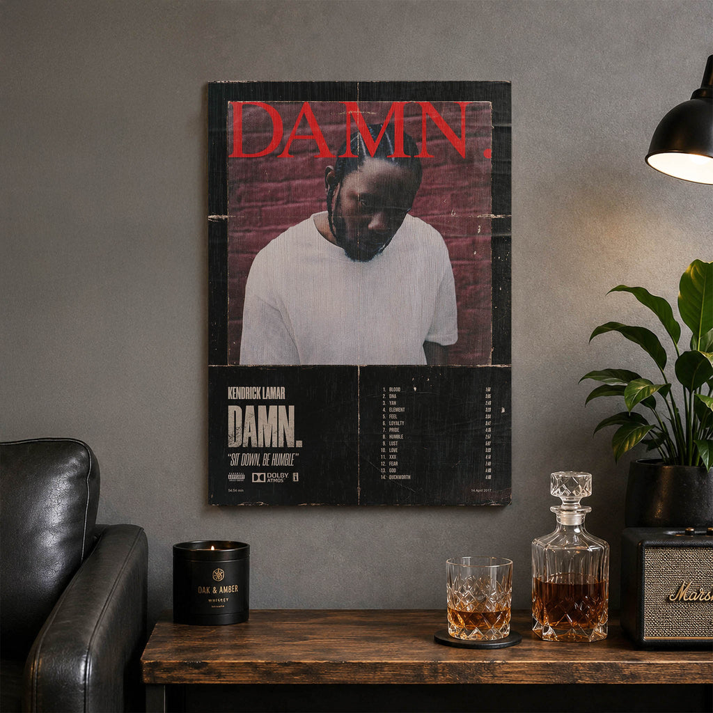 Kendrick Lamar Wood Print by OnWood Australia