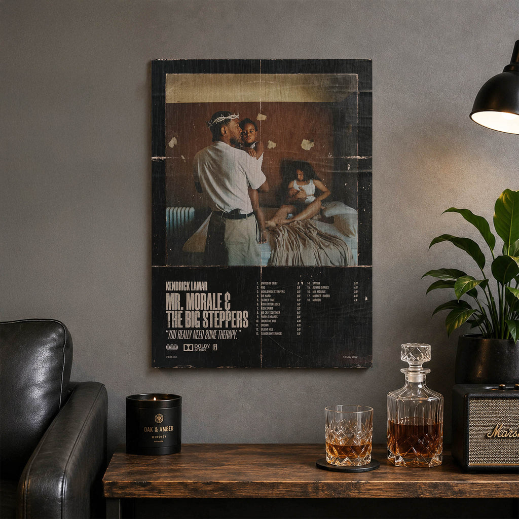 Kendrick Lamar Wood Print by OnWood Australia