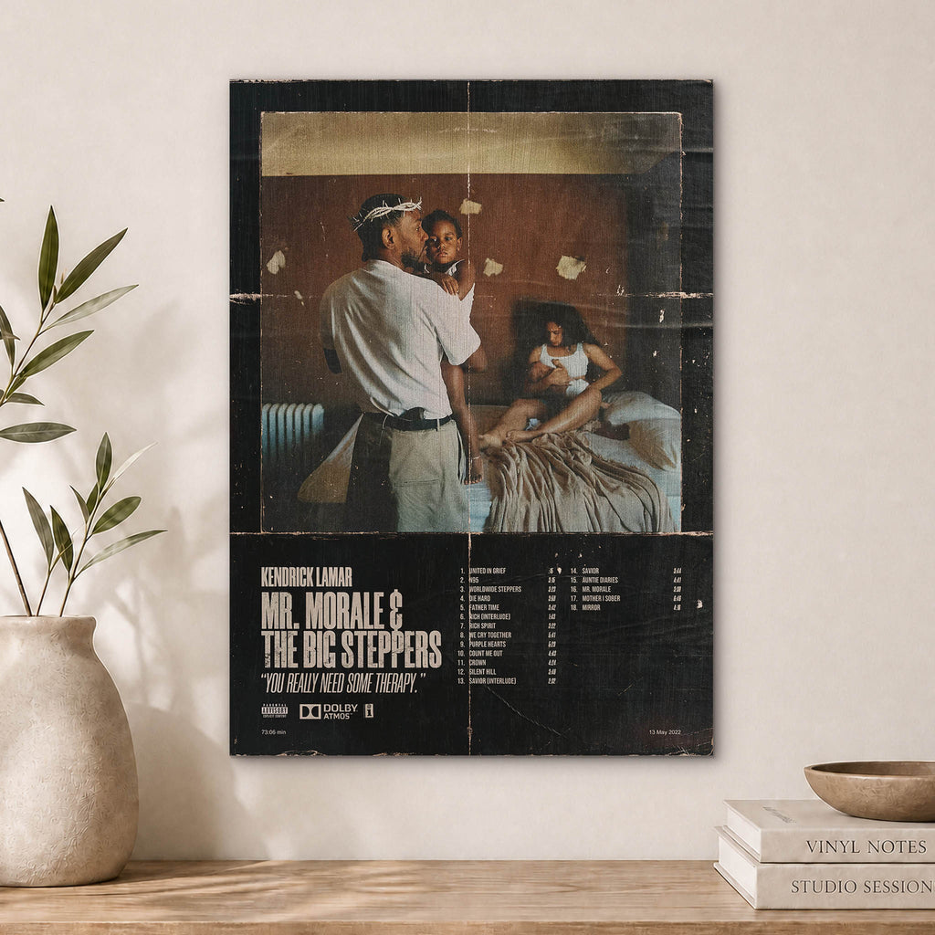 Kendrick Lamar Wood Print by OnWood Australia
