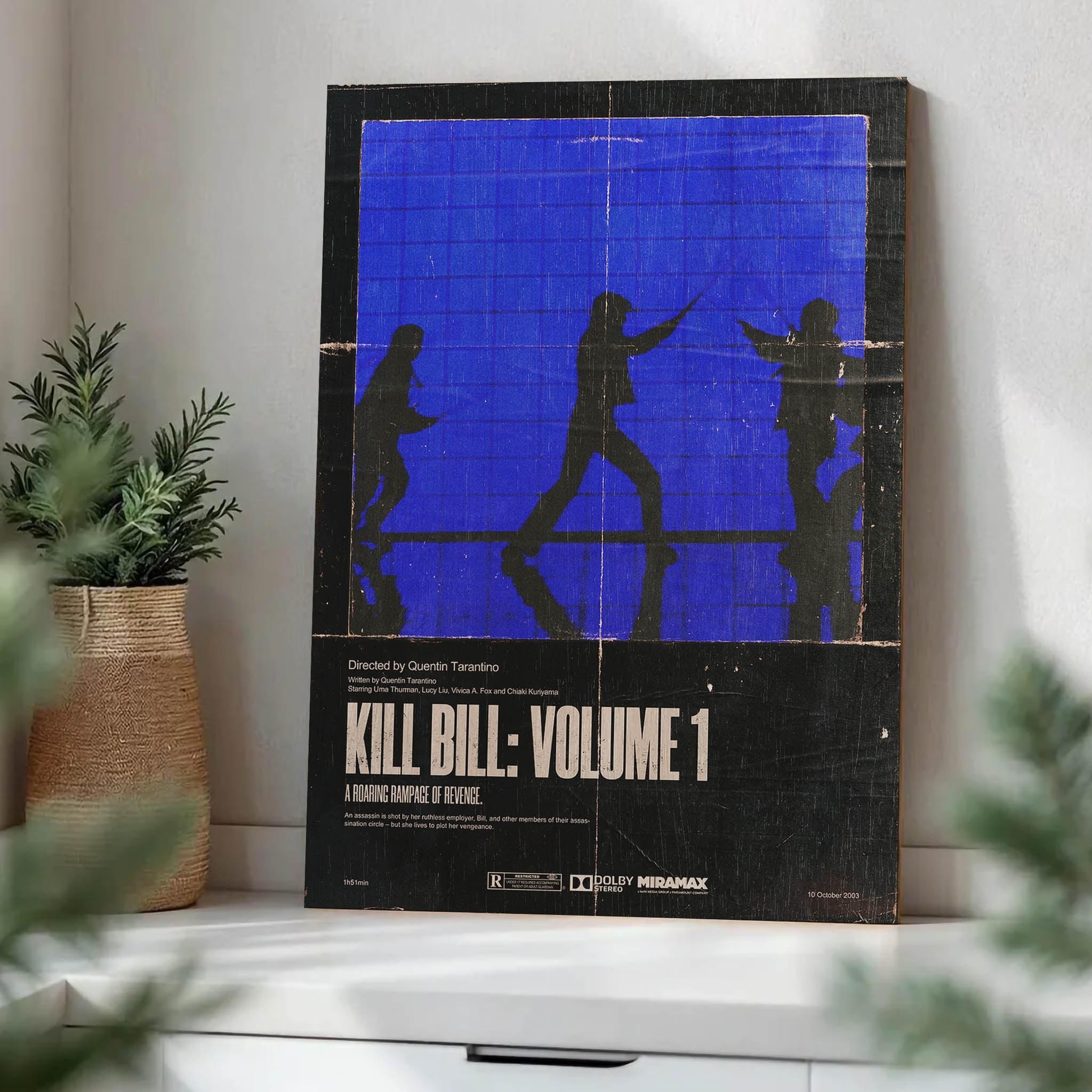 Kill Bill Wood Print by OnWood Australia