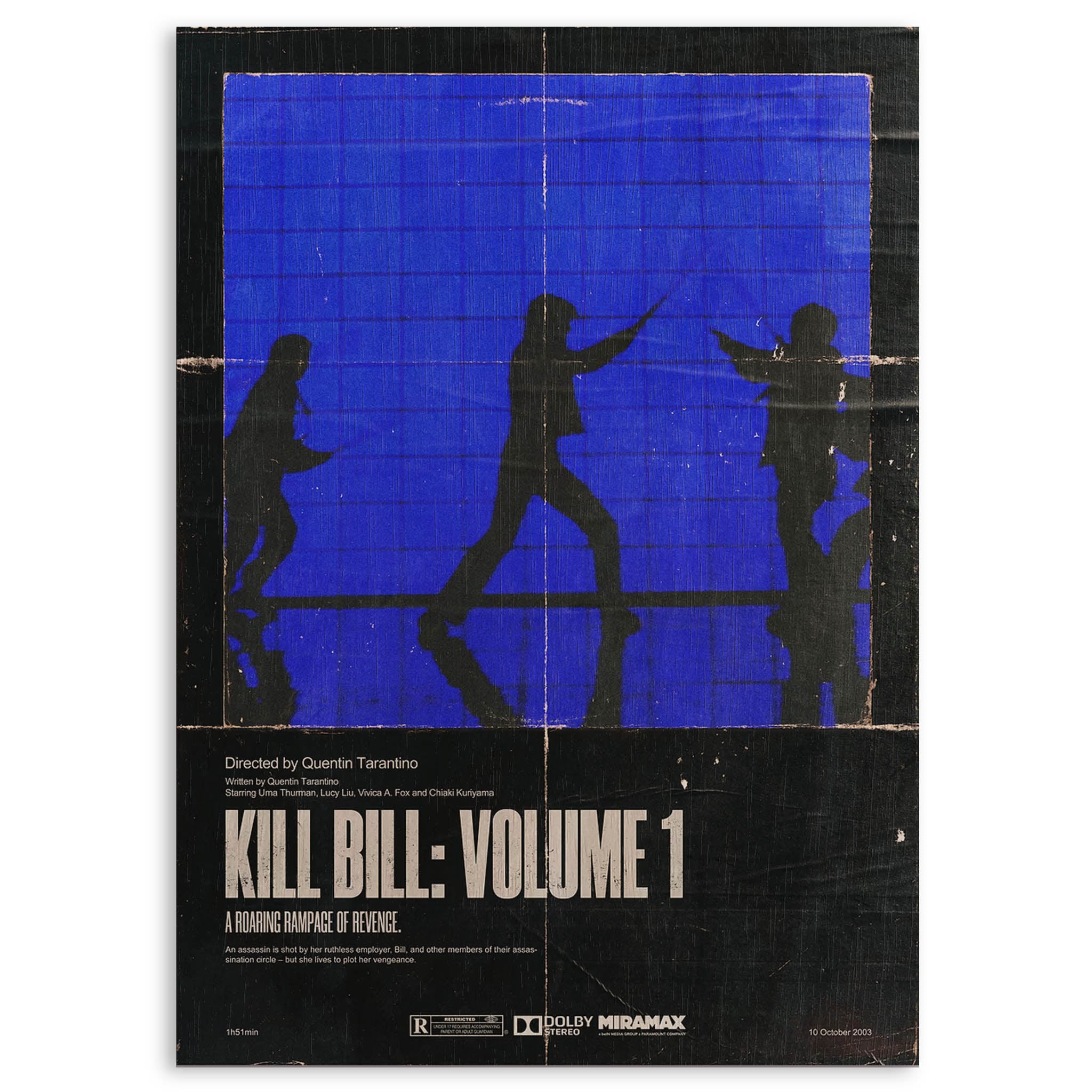 Kill Bill Wood Print by OnWood Australia