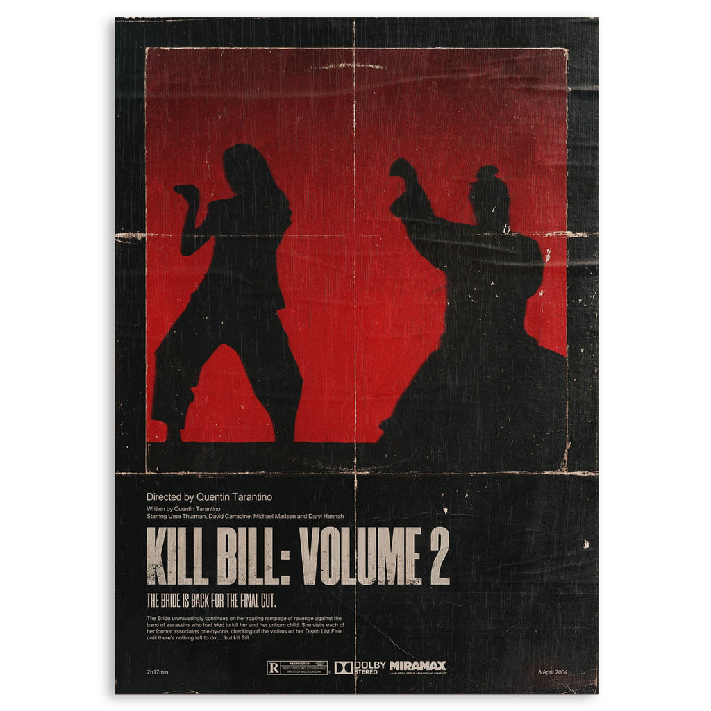 Kill Bill Wood Print by OnWood Australia