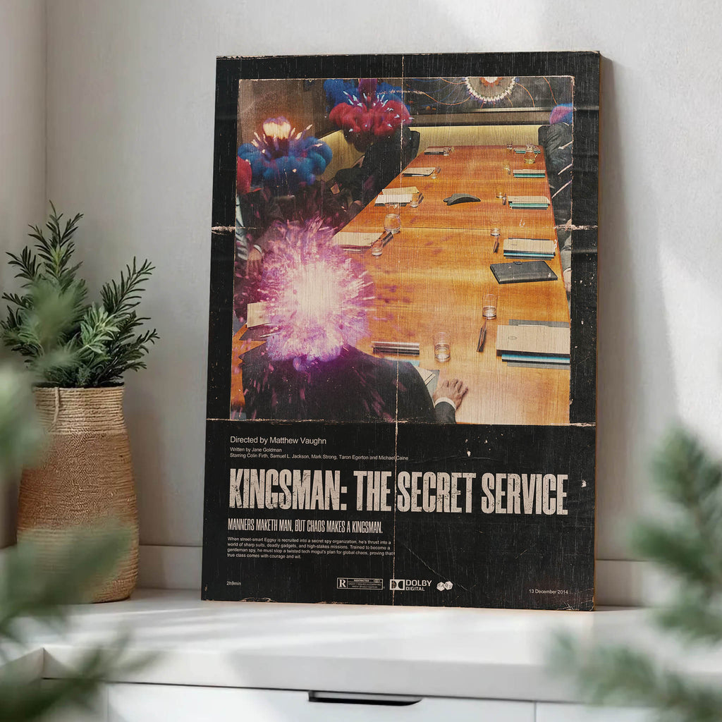 Kingsman the Secret Service Wood Print by OnWood Australia
