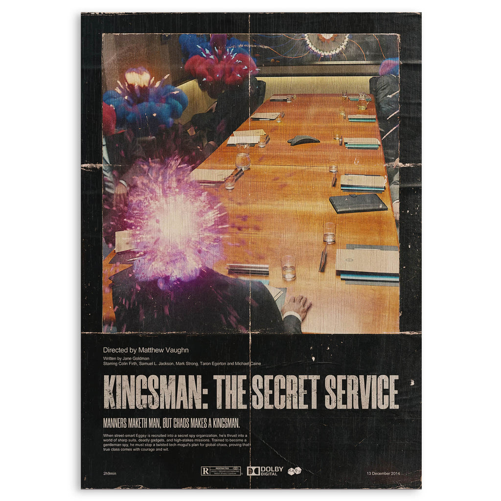 Kingsman the Secret Service Wood Print by OnWood Australia