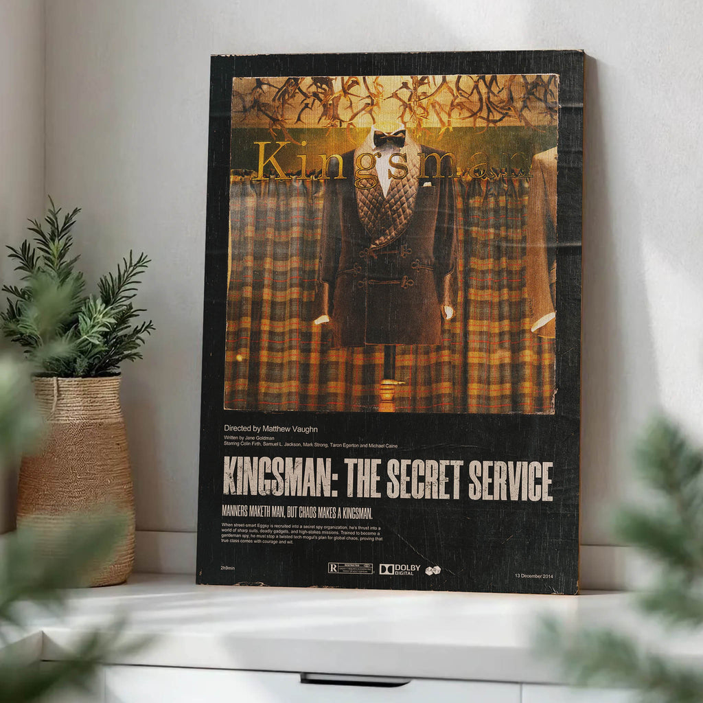 Kingsman Wood Print by OnWood Australia