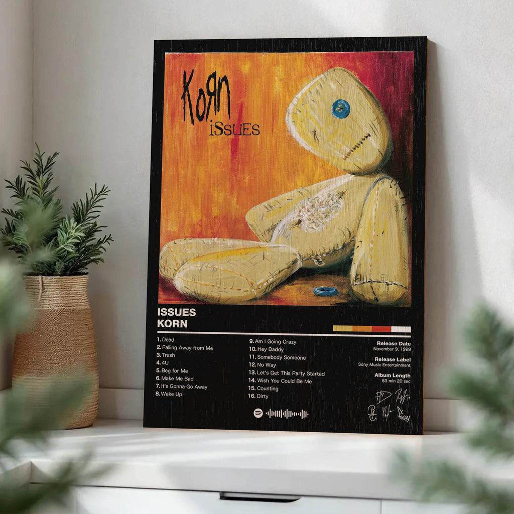 Korn Issues Wood Print by OnWood Australia