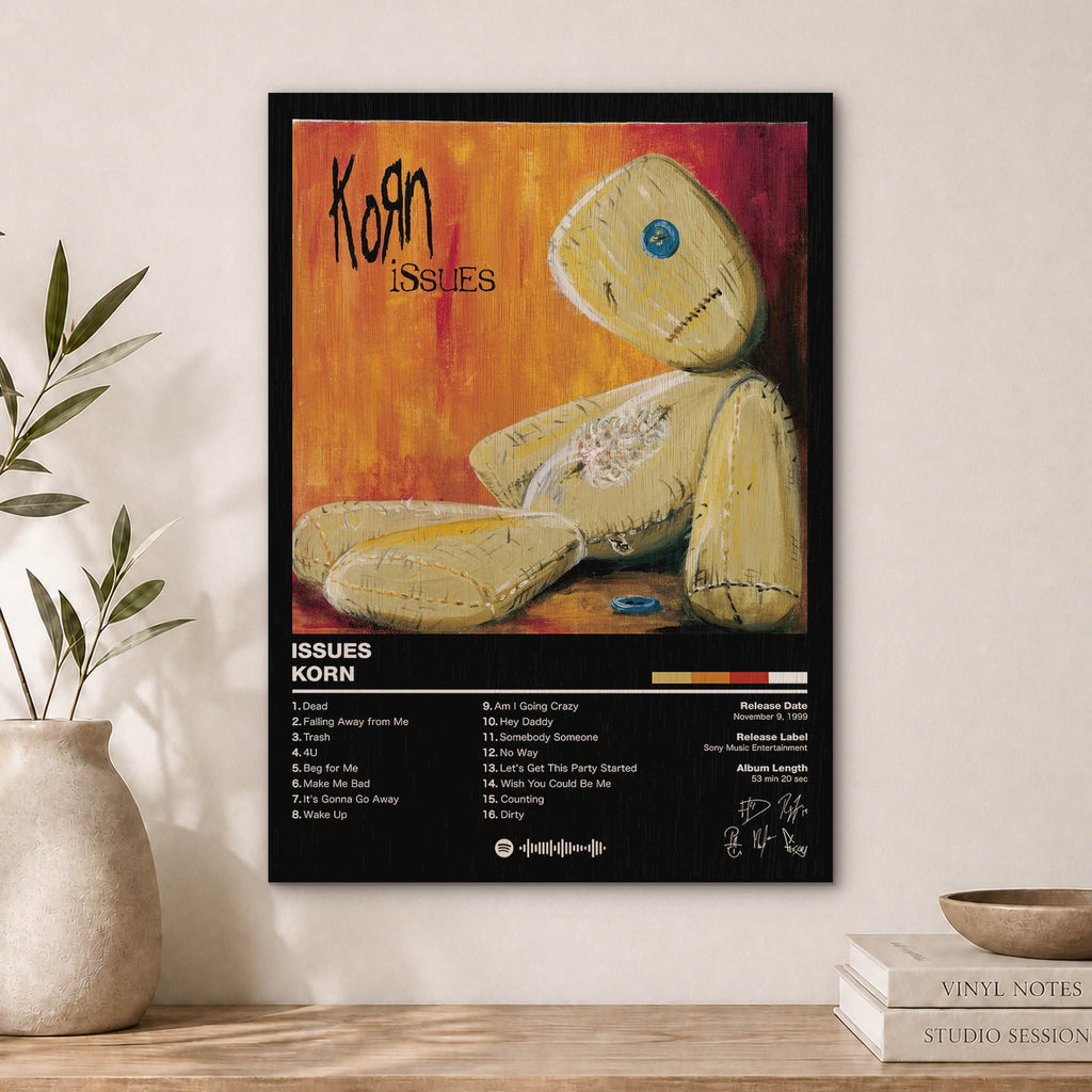Korn Issues Wood Print by OnWood Australia