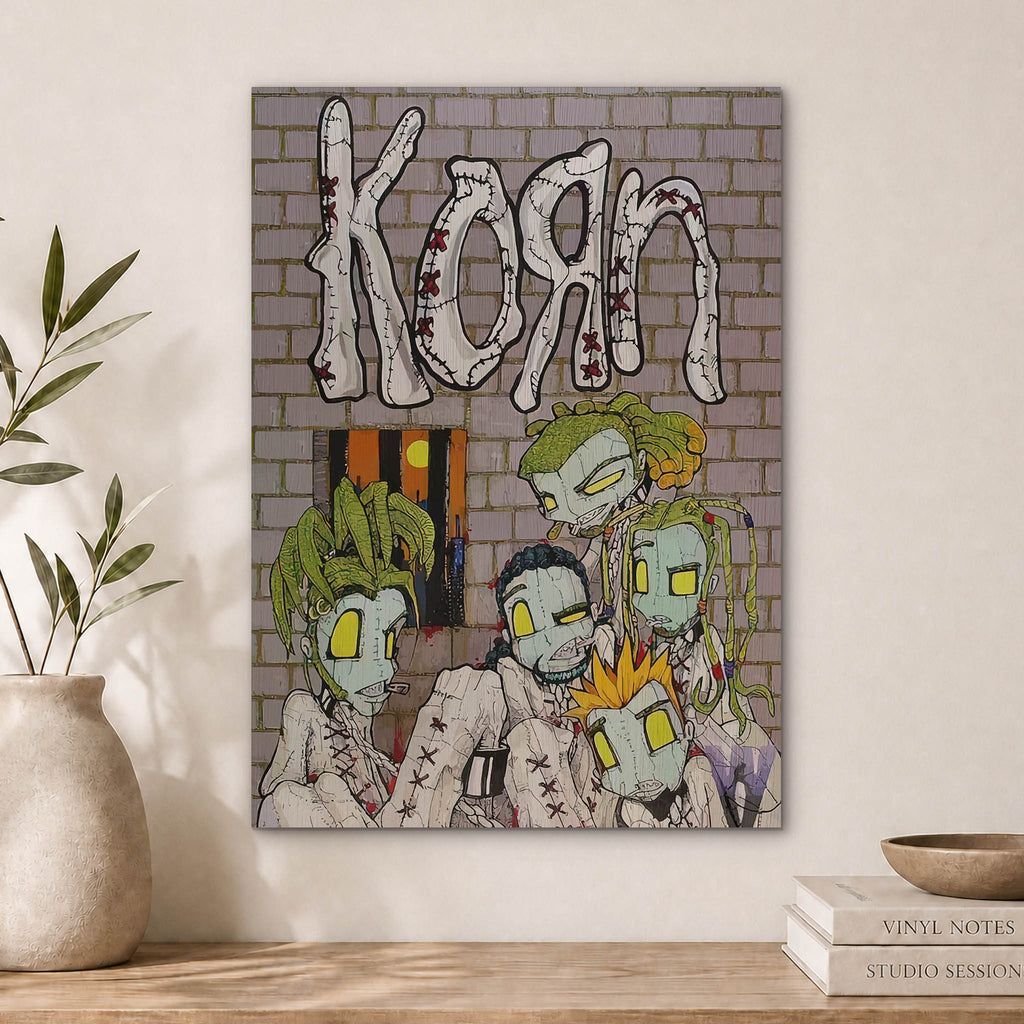 Korn Wood Print by OnWood Australia