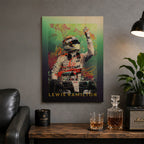 Lewis Hamilton Wood Print by OnWood Australia