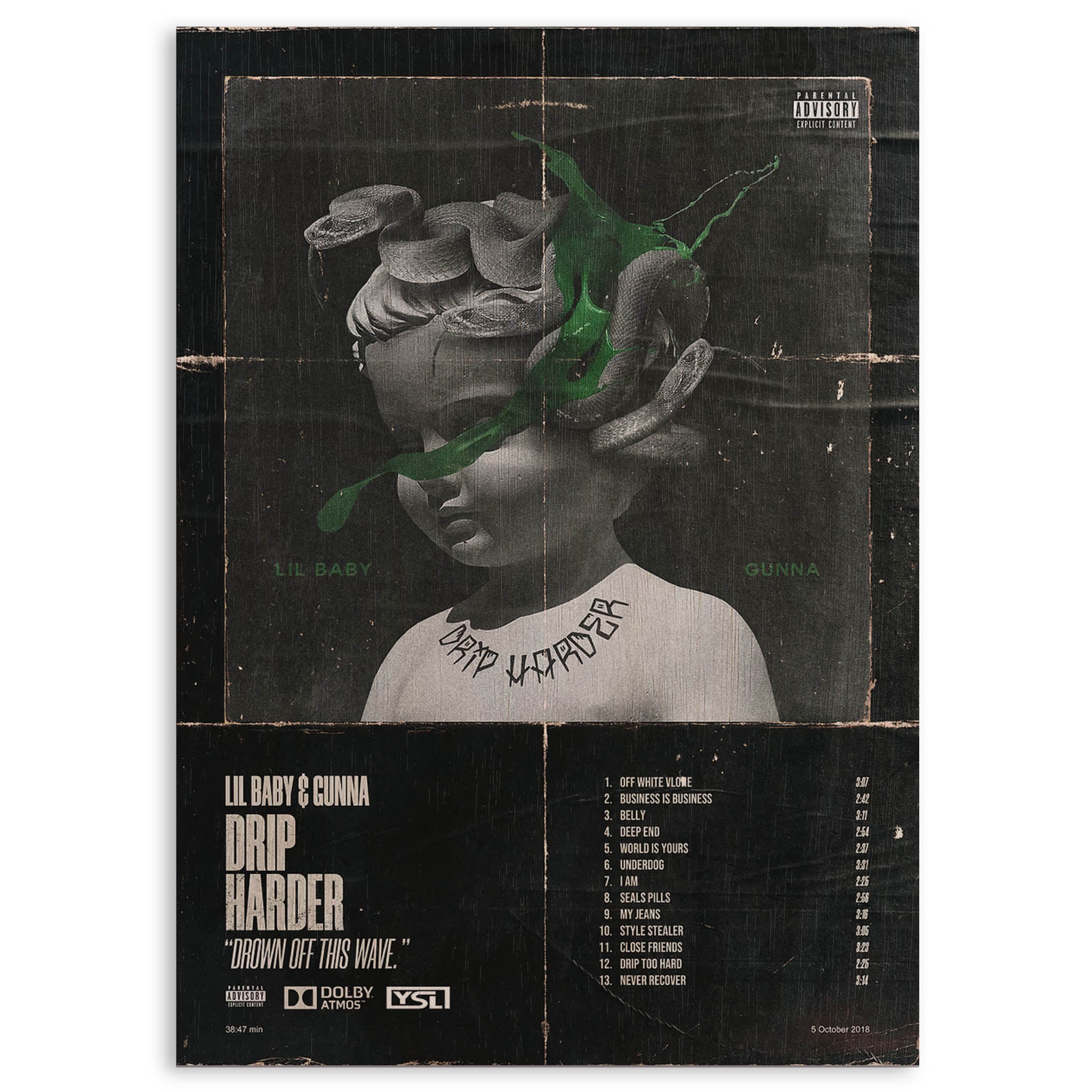 Lil Baby Wood Print by OnWood Australia