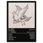 Lil Peep Crybaby Wood Print by OnWood Australia