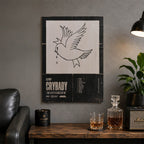 Lil Peep Wood Print by OnWood Australia
