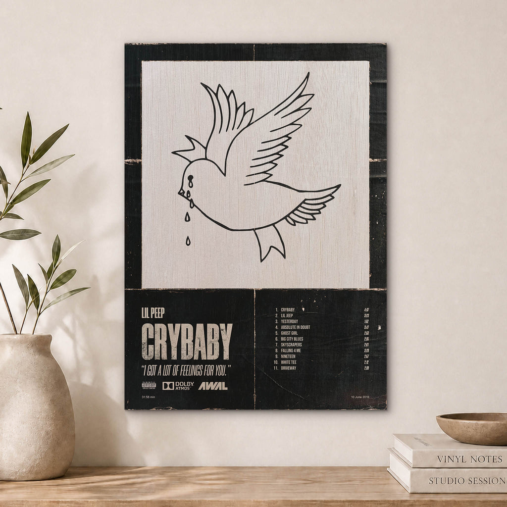 Lil Peep Wood Print by OnWood Australia