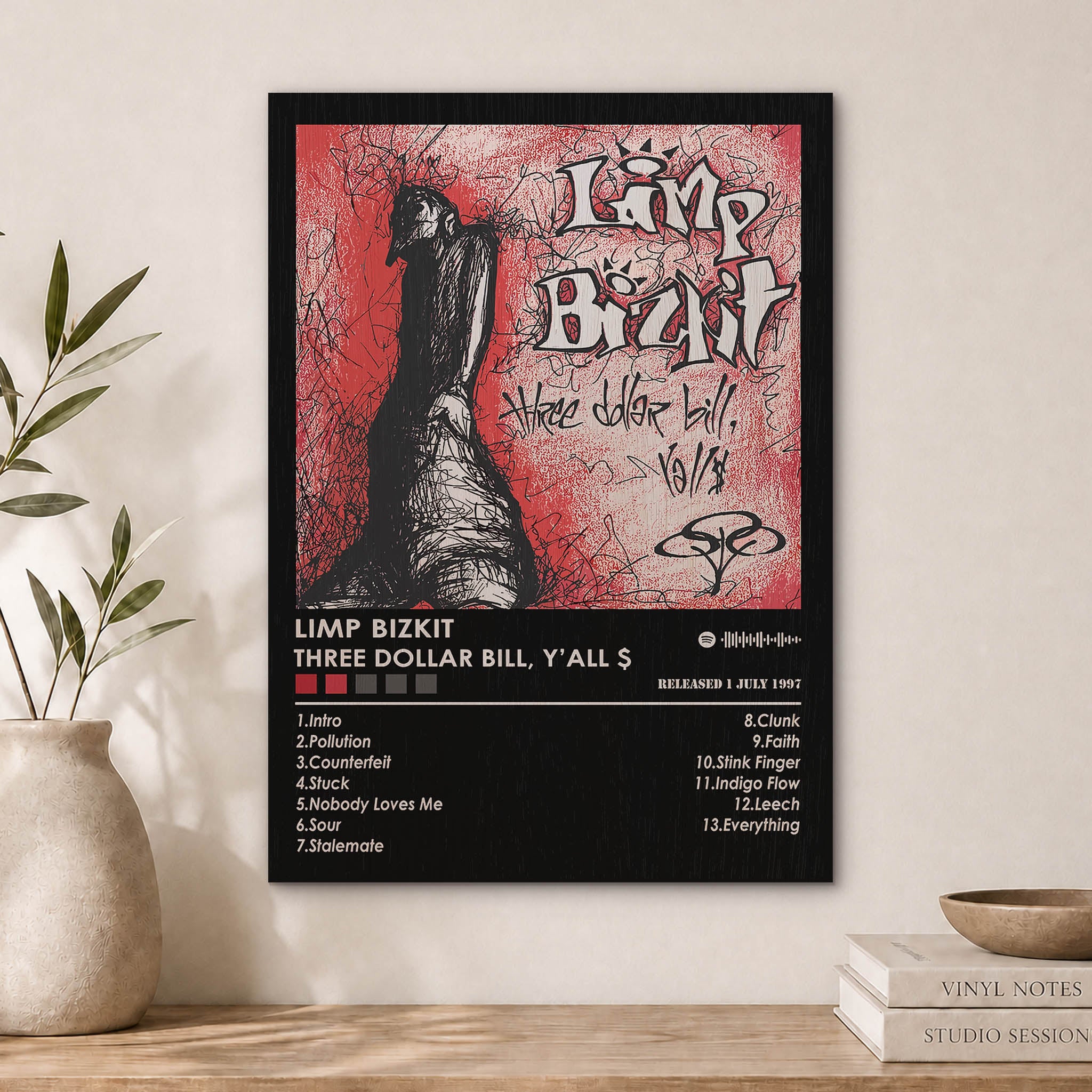 Limp Bizkit Wood Print by OnWood Australia