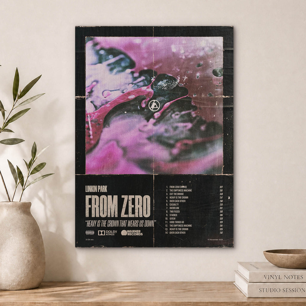 Linkin Park From Zero Wood Print by OnWood Australia