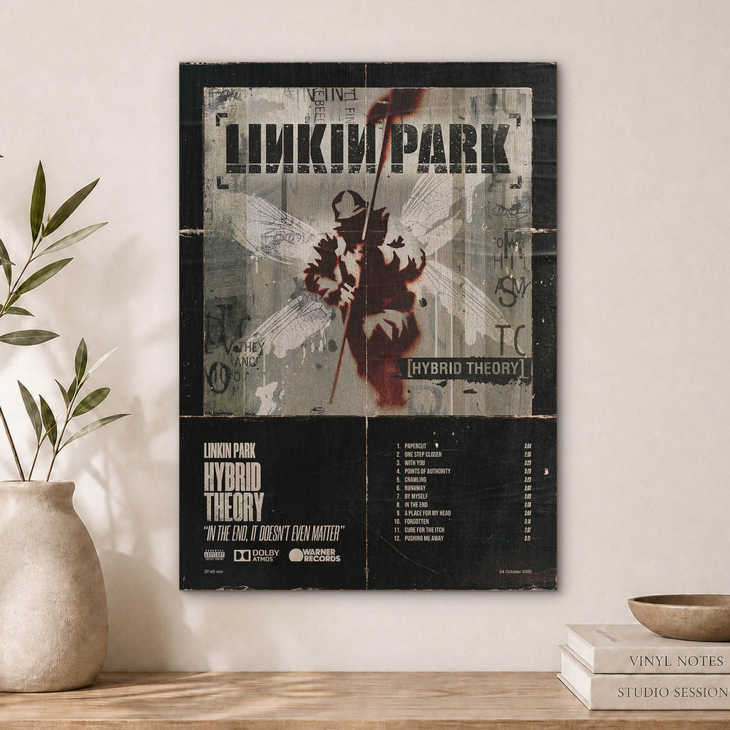 Linkin Park Hybrid Theory Wood Print by OnWood Australia