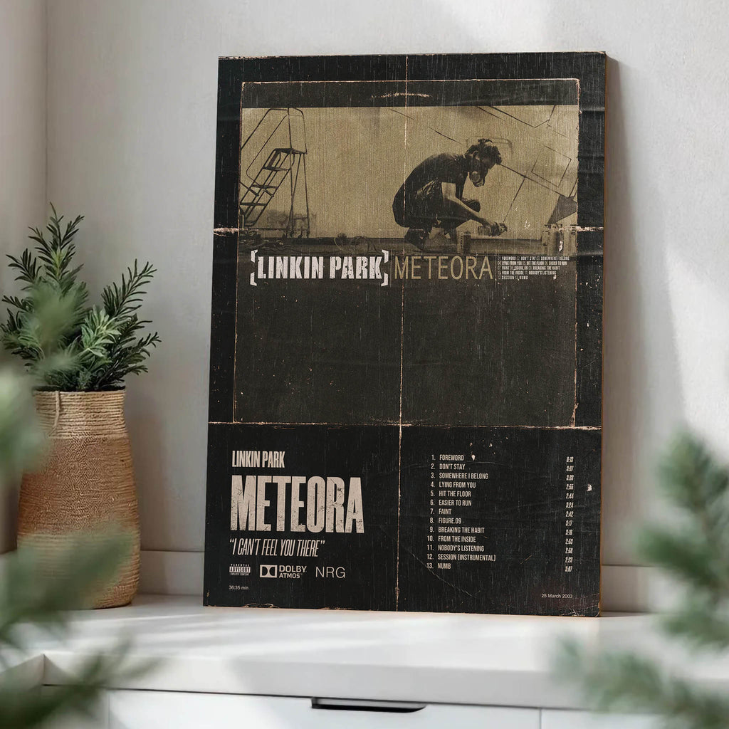 Linkin Park Meteora Wood Print by OnWood Australia
