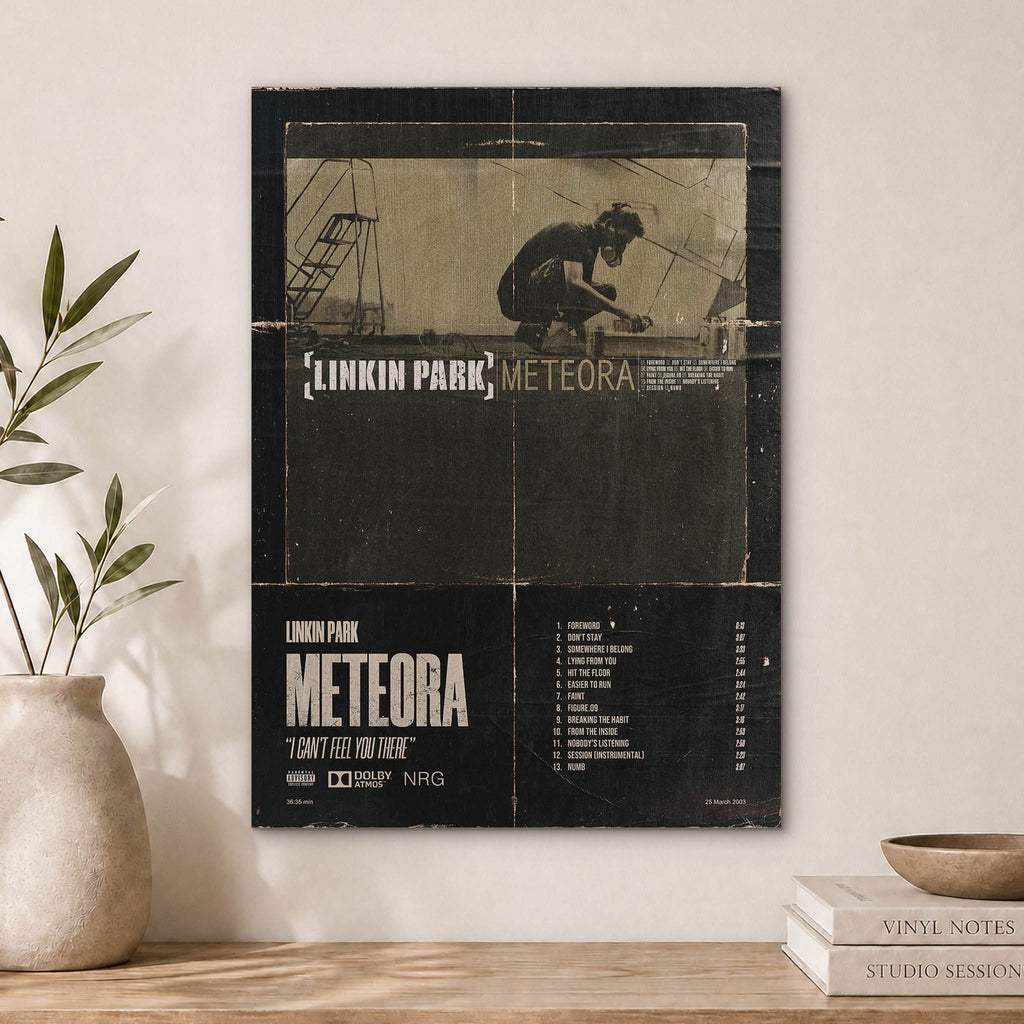 Linkin Park Meteora Wood Print by OnWood Australia