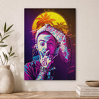 Mac Miller Wood Print by OnWood Australia