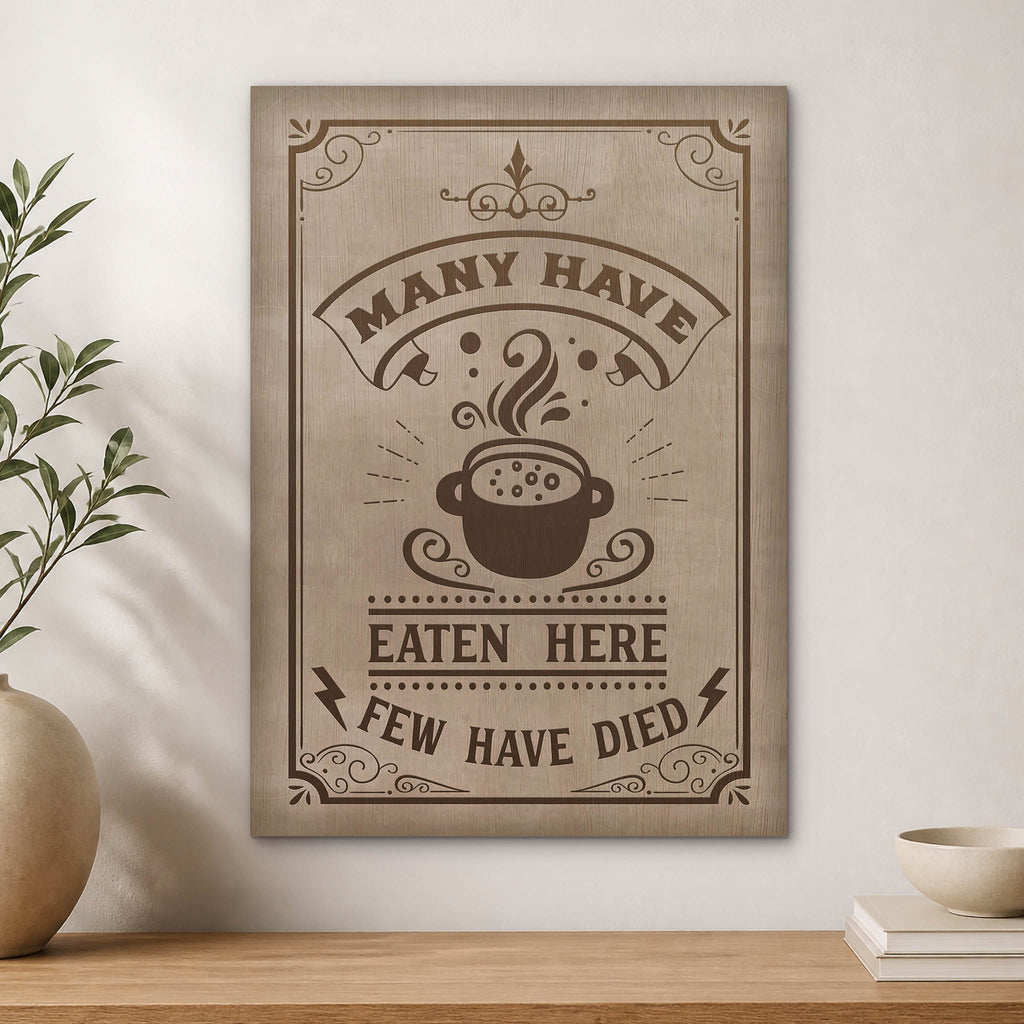 Many Have Eaten Wood Print by OnWood Australia