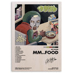 MF DOOM Mmfood Wood Print by OnWood Australia