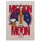 Mission to the Moon Wood Print by OnWood Australia