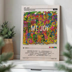 Mt Joy Orange Blood Wood Print by OnWood Australia