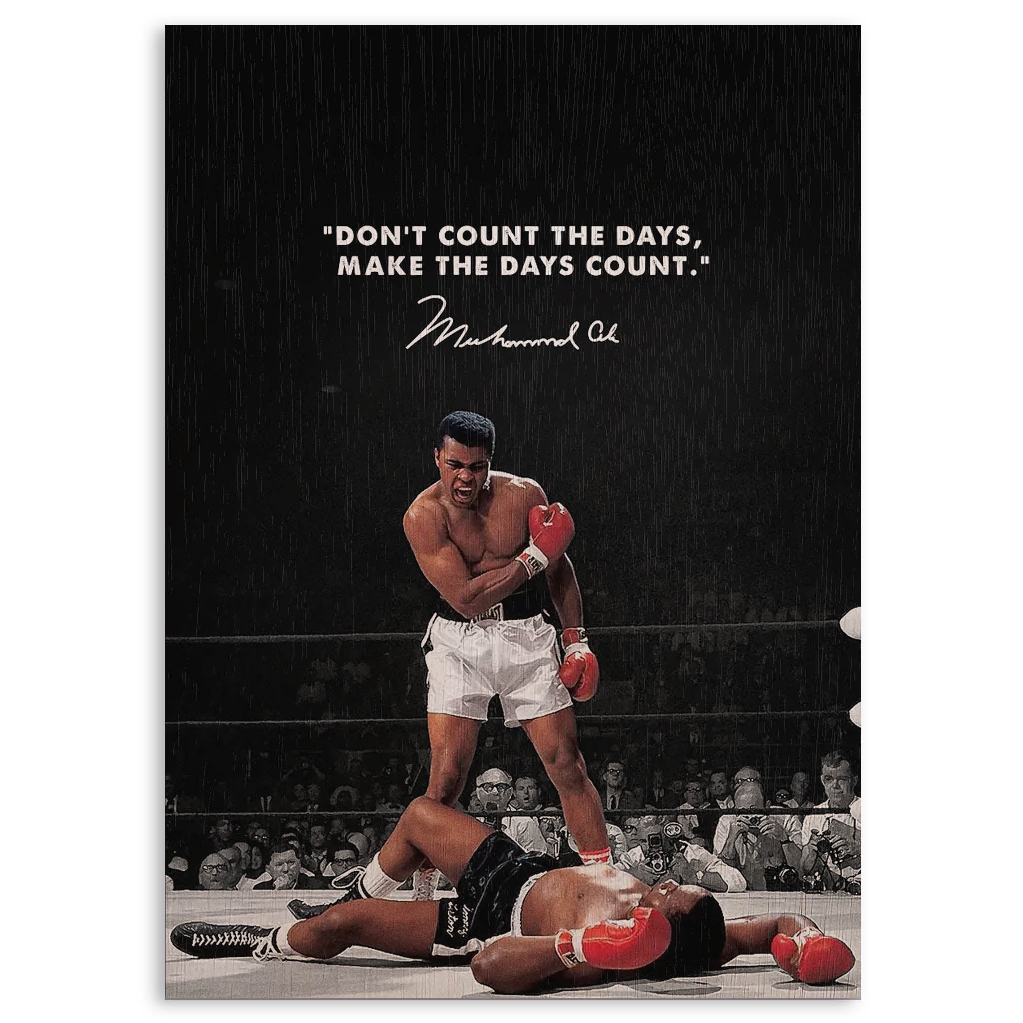 Muhammad Ali Wood Print by OnWood Australia