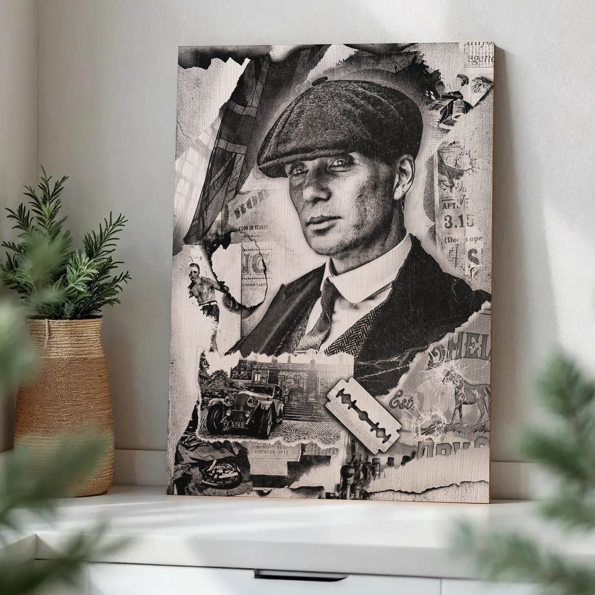 Newspaper Wood Print by OnWood Australia