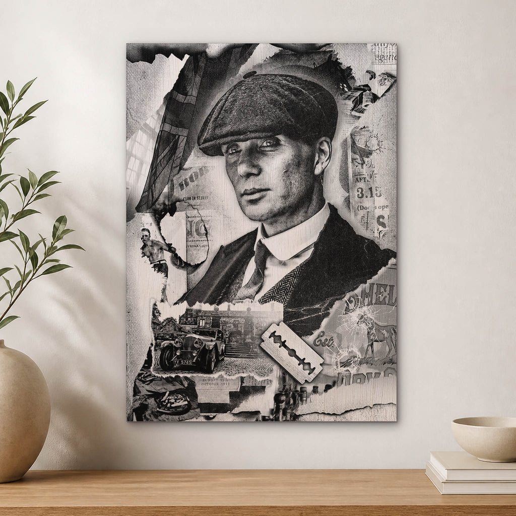 Newspaper Wood Print by OnWood Australia