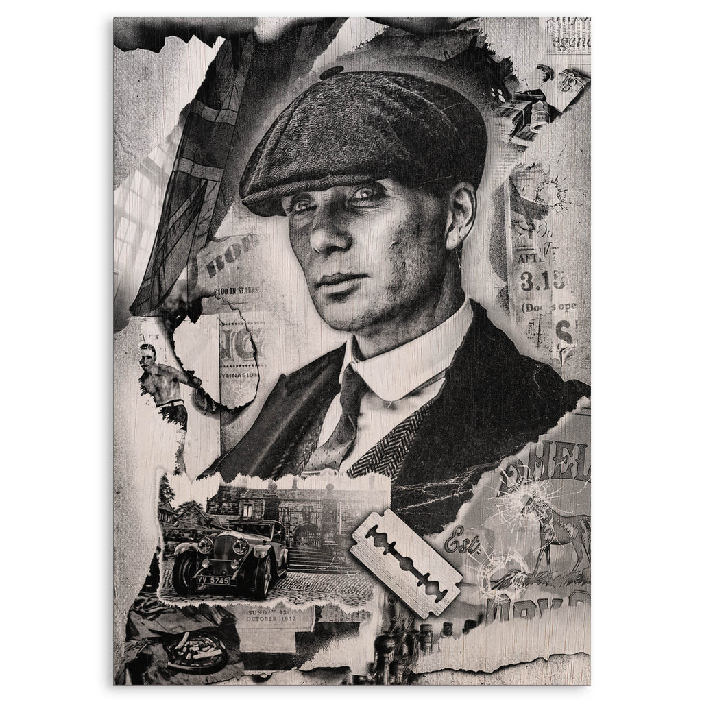 Newspaper Wood Print by OnWood Australia