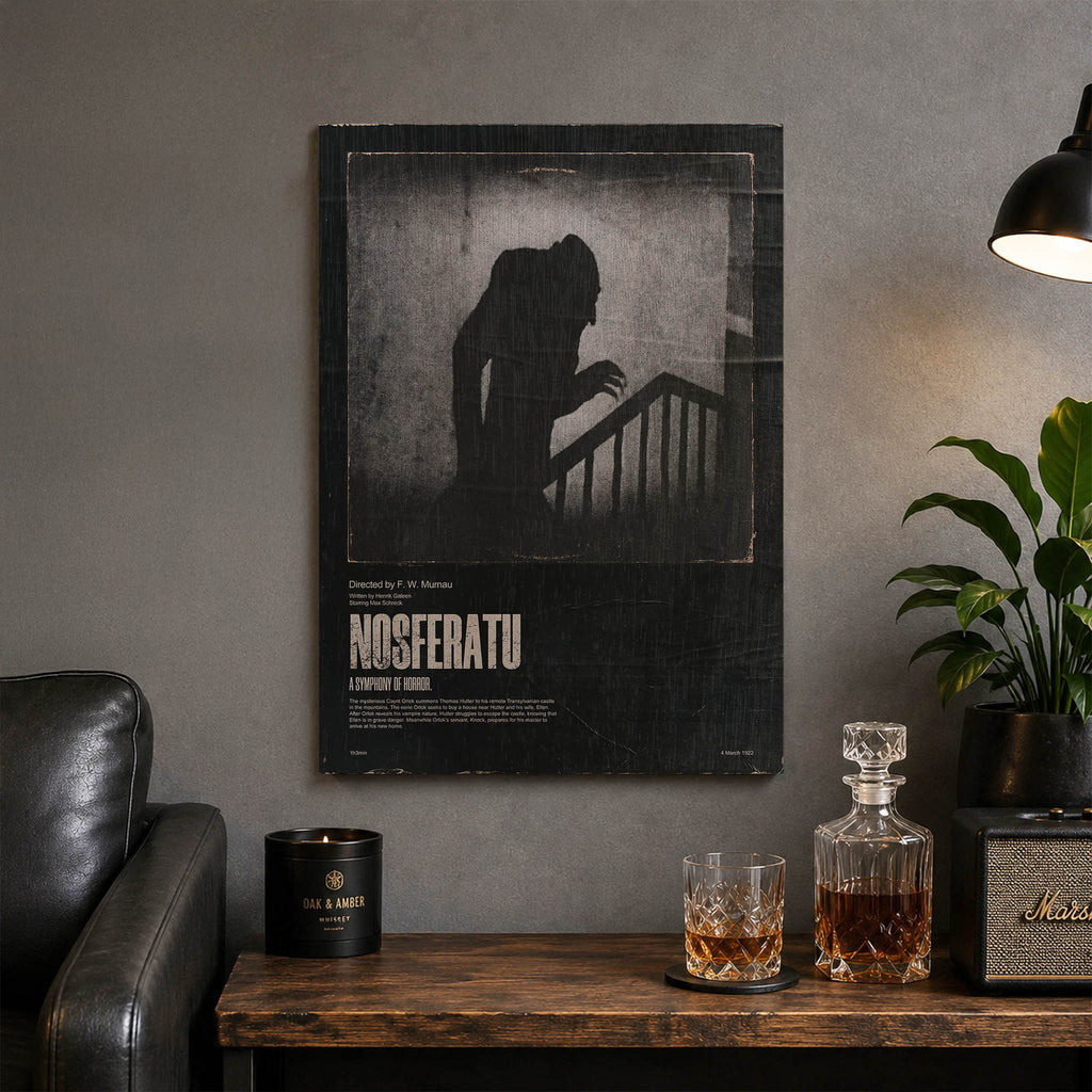 Nosferatu Wood Print by OnWood Australia