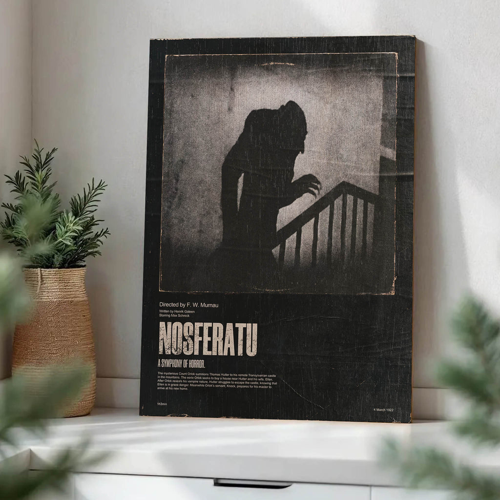 Nosferatu Wood Print by OnWood Australia