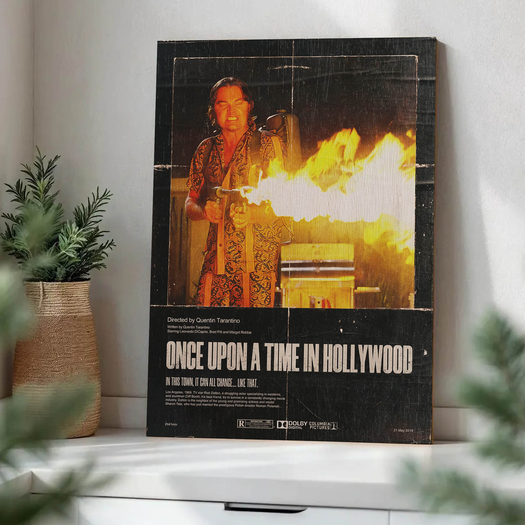 Once Upon a Time in Hollywood Wood Print by OnWood Australia
